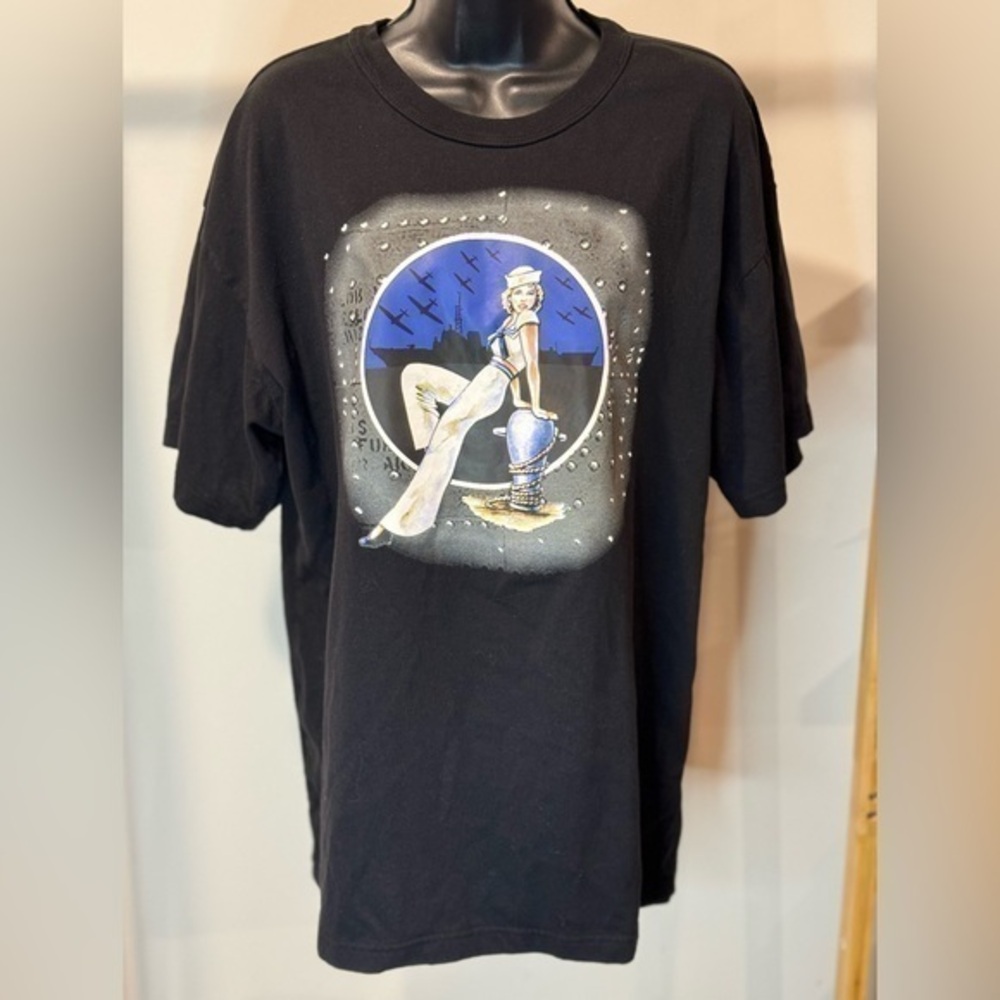 Rothco Navy Pinup Girl Teeshirt Size XL